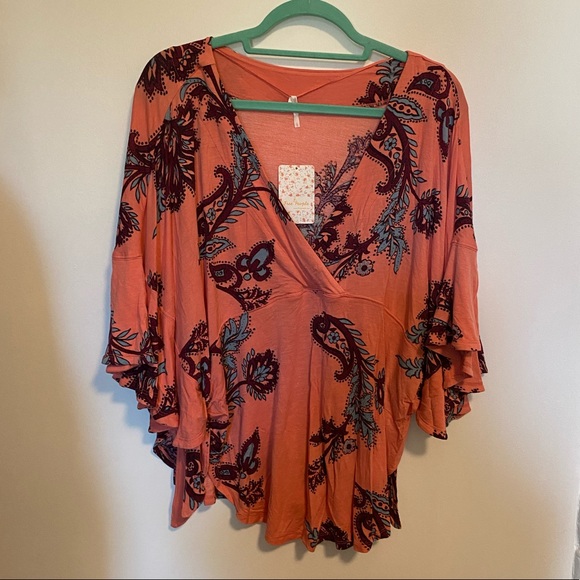 NWT Free People Maui Wowie Print Top - Picture 6 of 7